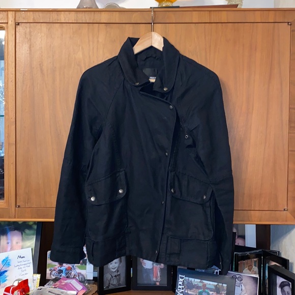Wilfred Jackets & Blazers - WILFRED FREE Linen Cotton Rayder Utility Jacket